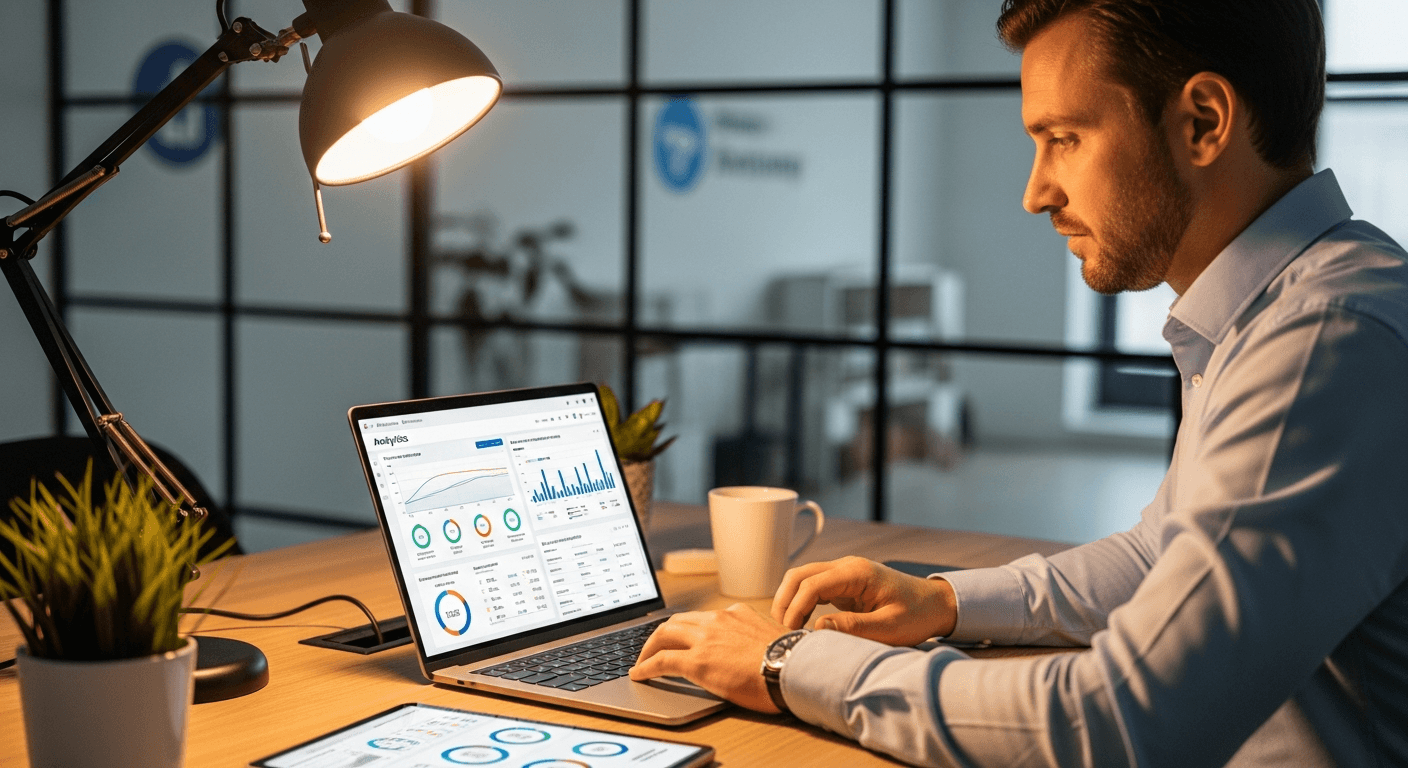 יועץ אנרגיה מנתח נתוני צריכה עם לקוח בישראל