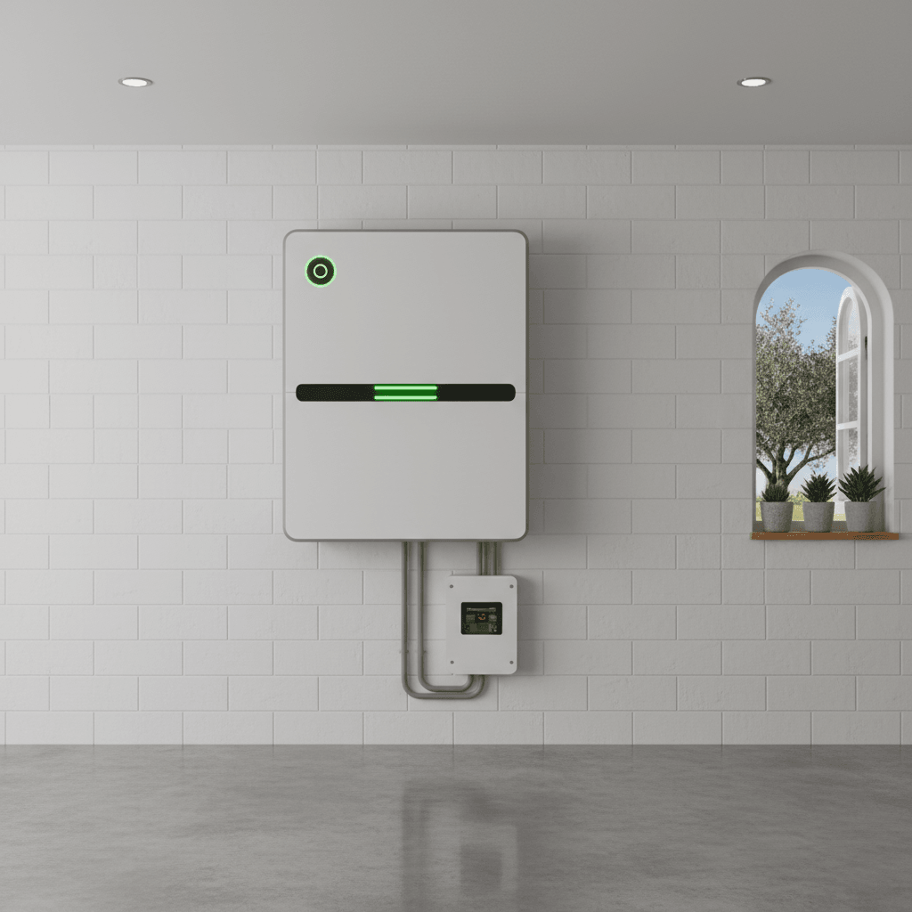 מערכת סוללות ביתית לאחסון אנרגיה סולארית