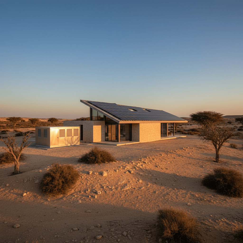 מערכת סולארית עצמאית Off-Grid בישראל