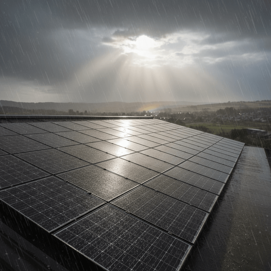 פאנלים סולאריים על גג בית בישראל